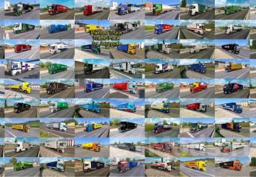 Painted Truck Traffic Pack version 17.2 for Euro Truck Simulator 2 (v1.46.x)