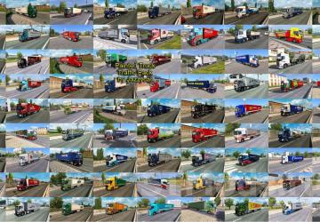 Painted Truck Traffic Pack version 17.7 for Euro Truck Simulator 2 (v1.47.x)