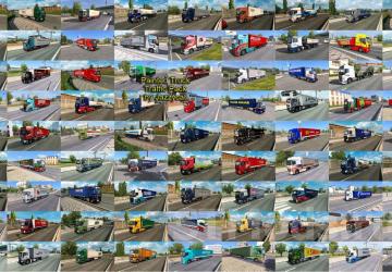 Painted Truck Traffic Pack version 18.2 for Euro Truck Simulator 2 (v1.48.x)