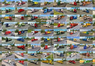 Painted Truck Traffic Pack version 18.7 for Euro Truck Simulator 2 (v1.49.x)