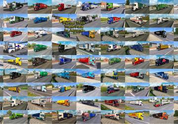 Painted Truck Traffic Pack version 14.5 for Euro Truck Simulator 2 (v1.43.x)