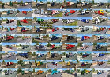 Painted Truck Traffic Pack version 17.1 for Euro Truck Simulator 2 (v1.46.x)