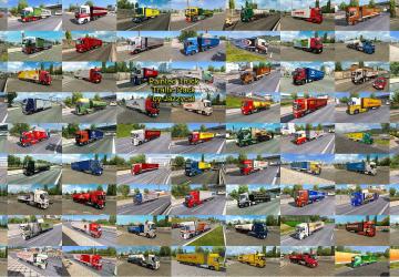 Painted Truck Traffic Pack version 17.1 for Euro Truck Simulator 2 (v1.46.x)