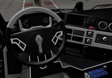 Interiors for Renault T Range version 1.0 for Euro Truck Simulator 2 (v1.44.x)