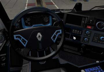 Interiors for Renault T Range version 1.0 for Euro Truck Simulator 2 (v1.44.x)