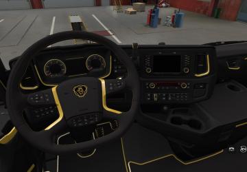 Scania S 2016 Interior Pack version 1.0.2 for Euro Truck Simulator 2 (v1.42.x, 1.43.x)