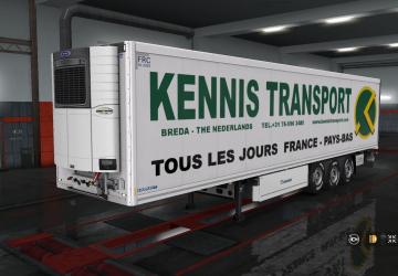 Pack of 7 Skins for Krone Trailer version 1.0 for Euro Truck Simulator 2 (v1.32.x, - 1.35.x)