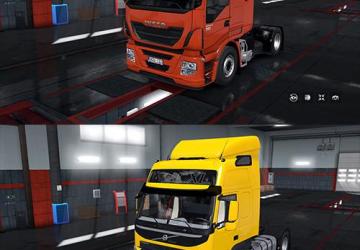 Modified Trucks Number Pack version 6.6 for Euro Truck Simulator 2 (v1.47.x)