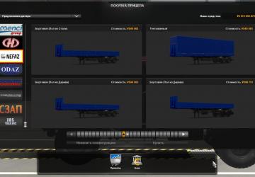 Nefaz Trailer Pack version 1.0 for Euro Truck Simulator 2 (v1.40.x, - 1.42.x)