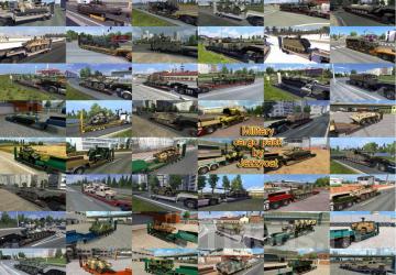 Military Cargo Pack version 6.6 for Euro Truck Simulator 2 (v1.47.x)