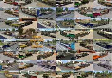Military Cargo Pack version 5.4 for Euro Truck Simulator 2 (v1.43.x)