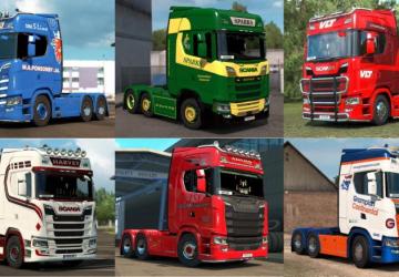 Scania New Generation Skin Pack version 1.0 for Euro Truck Simulator 2 (v1.37.x, 1.38.x)