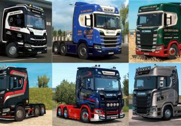 Scania New Generation Skin Pack version 1.0 for Euro Truck Simulator 2 (v1.37.x, 1.38.x)