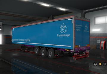 Schwarzmüller Trailer Skin Pack version 1.0 for Euro Truck Simulator 2 (v1.35.x)