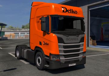 Delco Company Skin Pack version 1.0 for Euro Truck Simulator 2 (v1.35.x)
