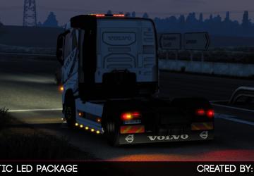 Pack of LED lights version 1.8 for Euro Truck Simulator 2 (v1.43.x)