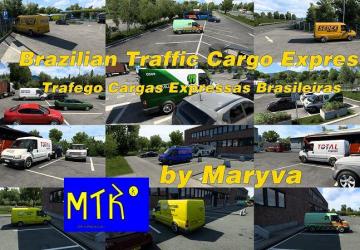 Brazilian Cargo Express traffic pack version 1.0 for Euro Truck Simulator 2 (v1.46.x)