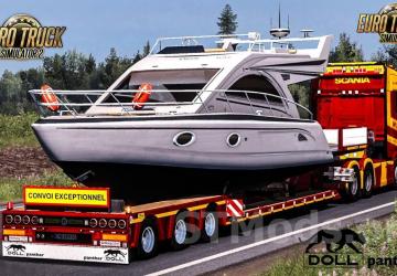 Pack of heavy trailers Doll Vario version 9.0 for Euro Truck Simulator 2 (v1.45.x)