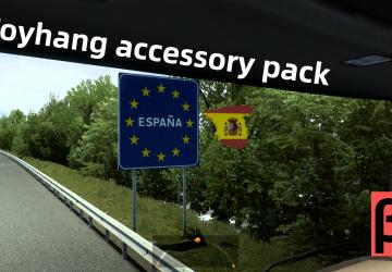 Hanging Toys Pack version 1.0.1 for Euro Truck Simulator 2 (v1.40.x, - 1.42.x)