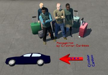 Passenger Mod for Cars version 1.2 for Euro Truck Simulator 2 (v1.42.x, 1.43.x)