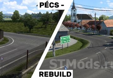 Pecs Rebuild ProMods addon version 1.2.1 for Euro Truck Simulator 2 (v1.48.x)