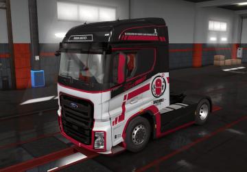 Penguin Logistics skin for Ford F-MAX version 1.0 for Euro Truck Simulator 2 (v1.36.x)