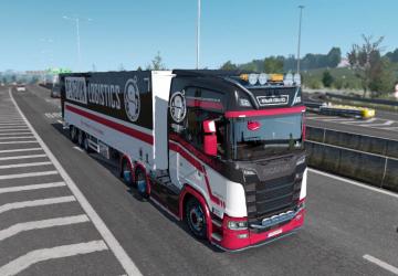 Penguin Logistics skipack for Scania S version 1.0 for Euro Truck Simulator 2 (v1.36.x)