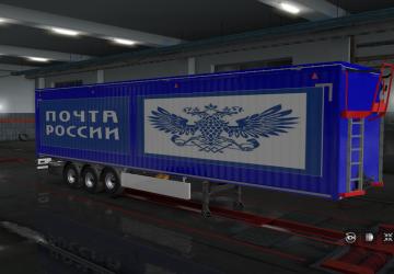 Russian Post Repaint version 1.0 for Euro Truck Simulator 2 (v1.32.x, - 1.35.x)