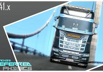 Overhauled Truck Physics version 2.3.1 for Euro Truck Simulator 2 (v1.43.x)