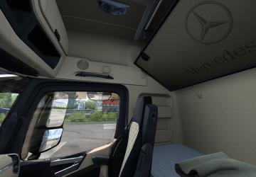 Redesigned Mercedes Actros MP4 Interior version 1.0 for Euro Truck Simulator 2 (v1.43.x)