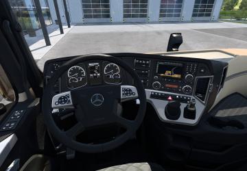 Redesigned Mercedes Actros MP4 Interior version 1.0 for Euro Truck Simulator 2 (v1.43.x)