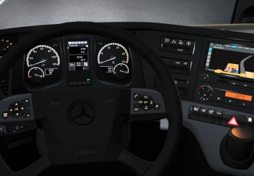 Redesigned Mercedes Actros MP4 Interior version 1.0 for Euro Truck Simulator 2 (v1.43.x)