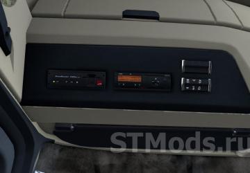 Redesigned Mercedes Actros MP4 Interior version 1.1.8 for Euro Truck Simulator 2 (v1.47.x)