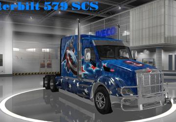 Peterbilt 579 Custom version 1.1 for Euro Truck Simulator 2 (v1.40.x, 1.41.x)