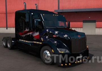 Peterbilt 579 Custom version 1.3.3 for Euro Truck Simulator 2 (v1.47.x)