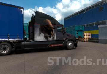 Peterbilt 579 Custom version 1.3.4 for Euro Truck Simulator 2 (v1.48.x)