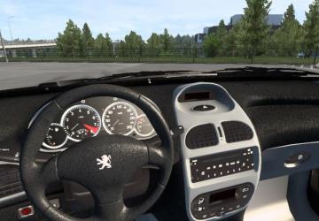 Peugeot 206 version 1.0 for Euro Truck Simulator 2 (v1.45.x, 1.46.x)