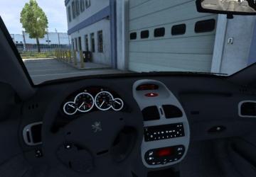 Peugeot 206 version 1.2 for Euro Truck Simulator 2 (v1.46.x)