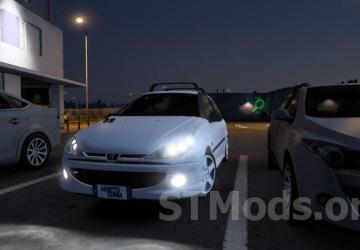 Peugeot 206 version 1.3 for Euro Truck Simulator 2 (v1.48.x)