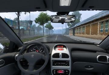 Peugeot 206 version 1.4 for Euro Truck Simulator 2 (v1.49.x)