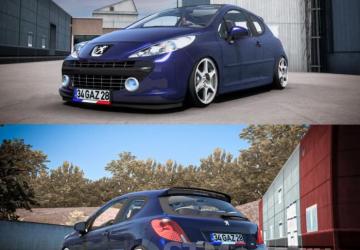 Peugeot 207 RC version 1.6 for Euro Truck Simulator 2 (v1.48.x)