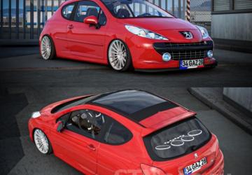 Peugeot 207 RC version 1.7 for Euro Truck Simulator 2 (v1.49.x)