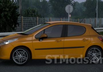 Peugeot 207 Sedan 2007 version 1.5 for Euro Truck Simulator 2 (v1.54.x)