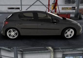 Peugeot 207 Sedan 2007 version 1.0 for Euro Truck Simulator 2 (v1.48.x)