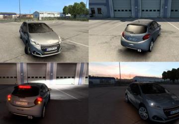 Peugeot 208 GTi 2014 version 1.0 for Euro Truck Simulator 2 (v1.46.x)