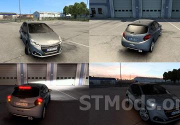 Peugeot 208 GTi 2014 version 1.1 for Euro Truck Simulator 2 (v1.47.x)