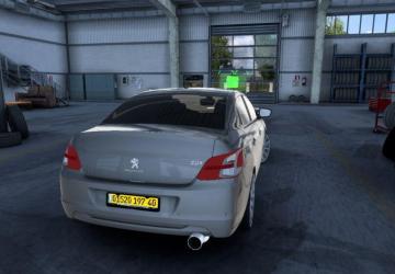 Peugeot 301 1.6 HDI 2010 version 1.0 for Euro Truck Simulator 2 (v1.48.x)