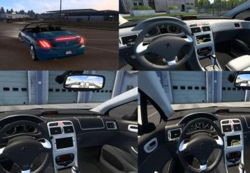 Peugeot 307 version 1.0 for Euro Truck Simulator 2 (v1.46.x)