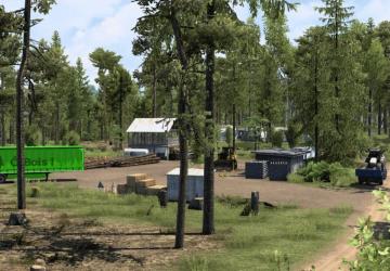 Peyrat-le-Chateau addon version 1.0 for Euro Truck Simulator 2 (v1.47.x)
