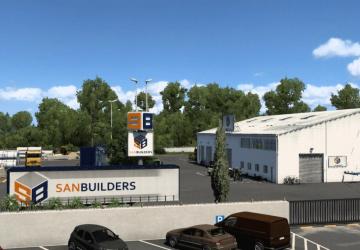Peyrat-le-Chateau addon version 1.0 for Euro Truck Simulator 2 (v1.47.x)